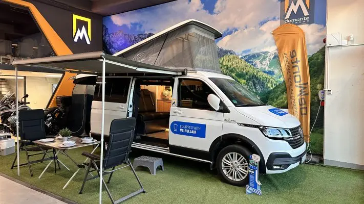 Ausbau in der Demonte Caravan Werkstatt